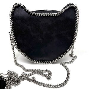 Torrid Black Chainlink Cat Crossbody Bag